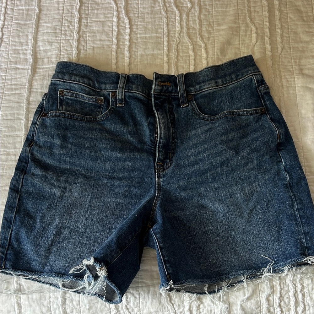 J. Crew Dark Blue Jean Shorts